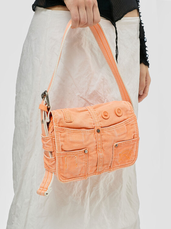 Diesel Canvas Shoulder Bag 