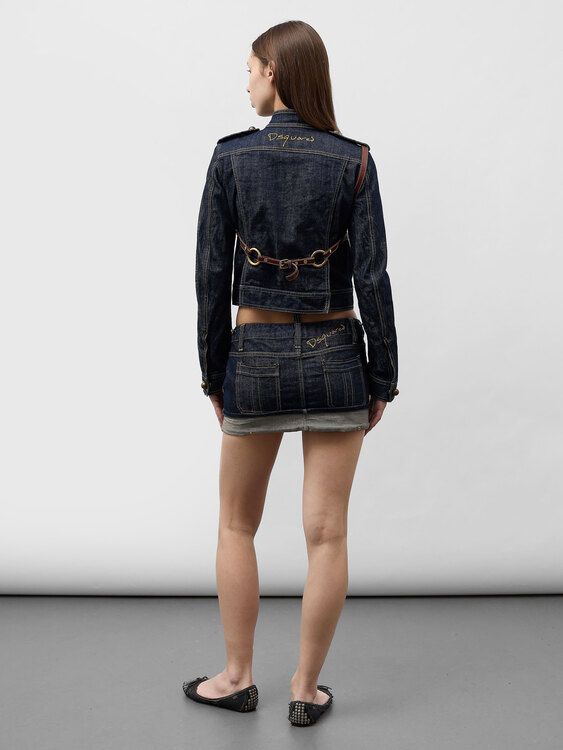 Dsquared² Denim Mini Skirt 