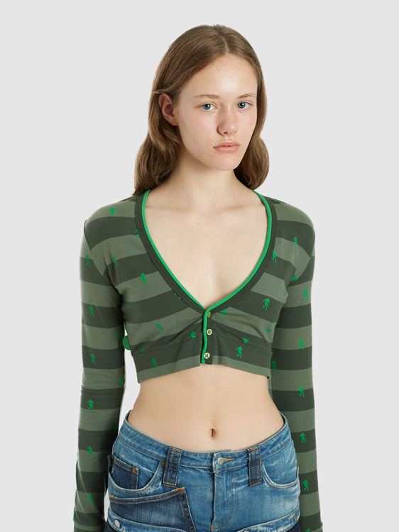 Bikkembergs Cropped Cardigan 