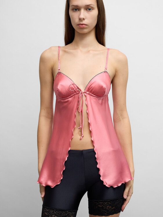 Diesel Pink Silk Top 