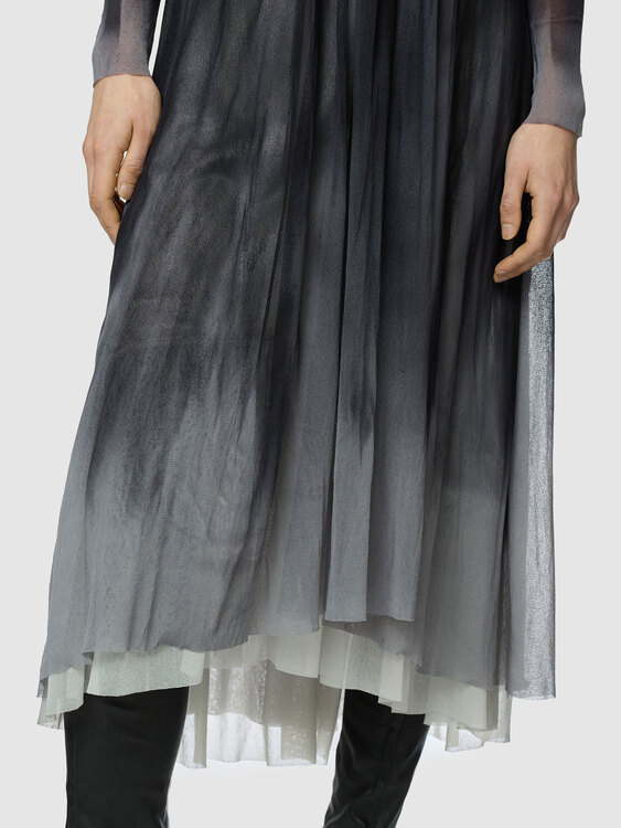 Fuzzi Mesh Tie Dye Dress 