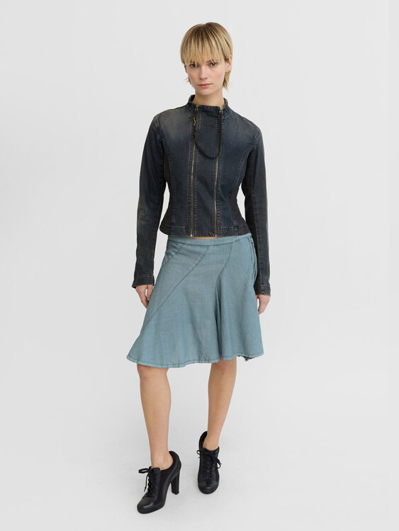 Michiko Koshino Linen Skirt 