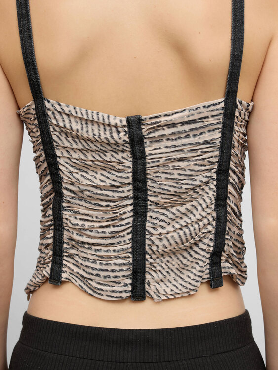 Extē Chiffon Bustier 