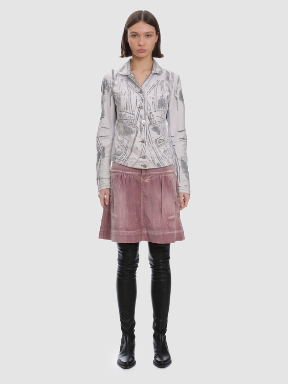 Killah Lavender Corduroy Skirt 