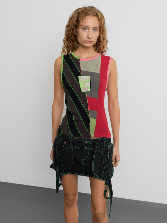 Custo Barcelona Patchwork Top 