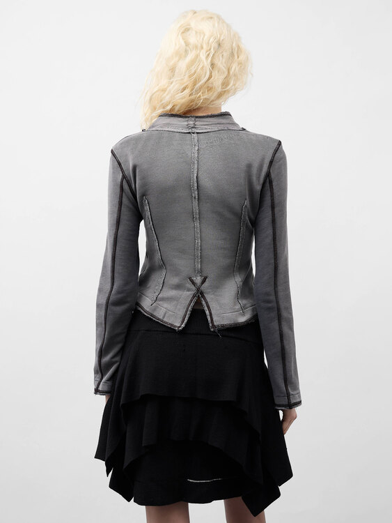 Cop Copine Inside-Out Cardigan 