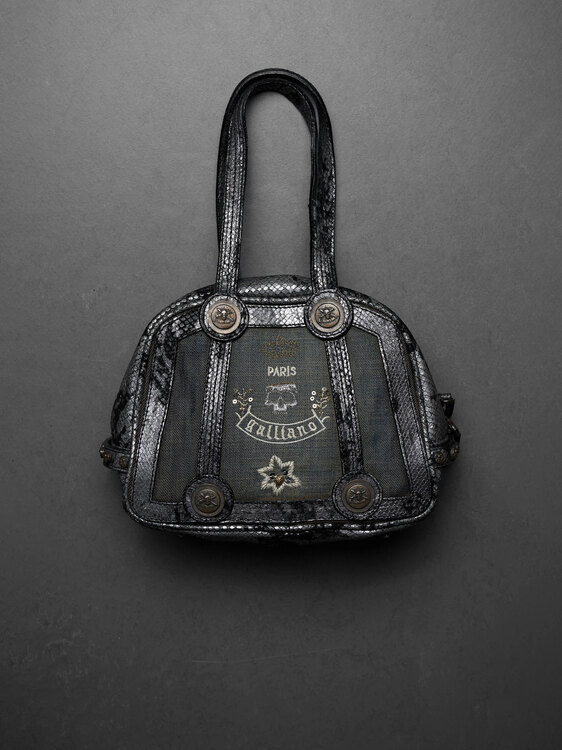 Galliano Leather Handbag 
