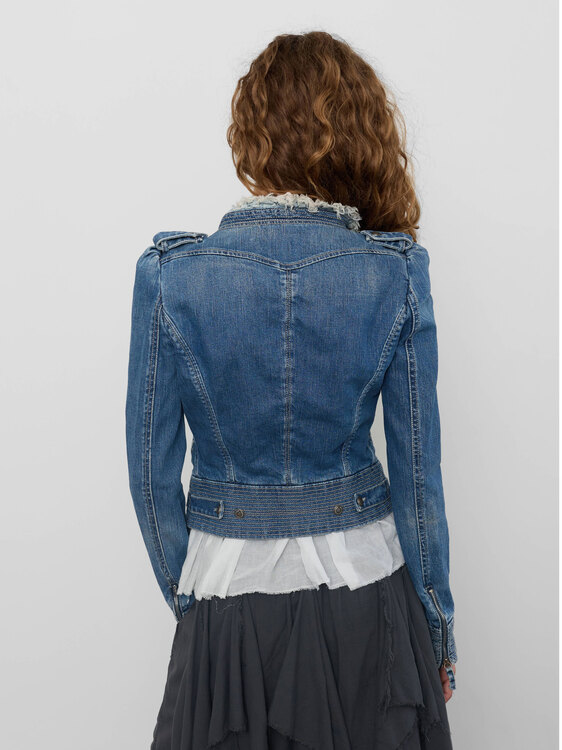 Ermanno Scervino Deconstructed Denim Jacket 