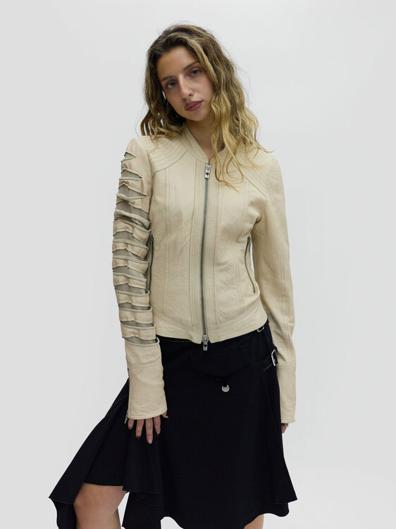 Twin Set Simona Barbieri Leather Jacket 