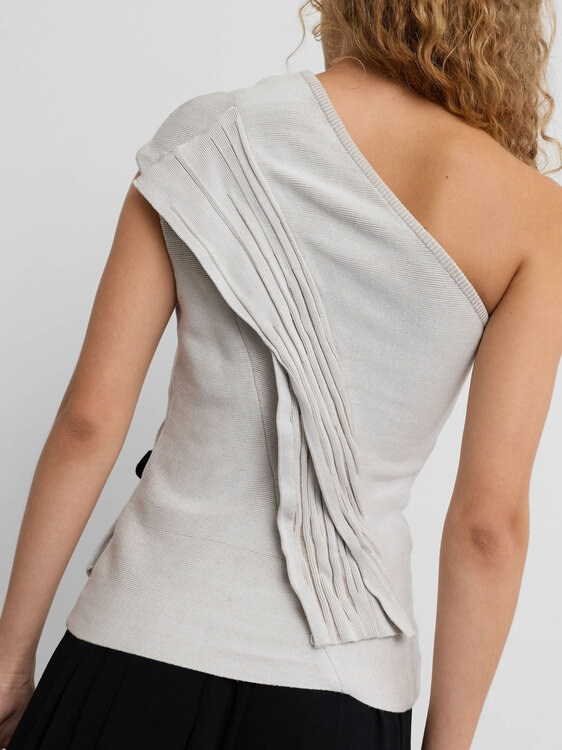 Asymmetrical Knitted Top 
