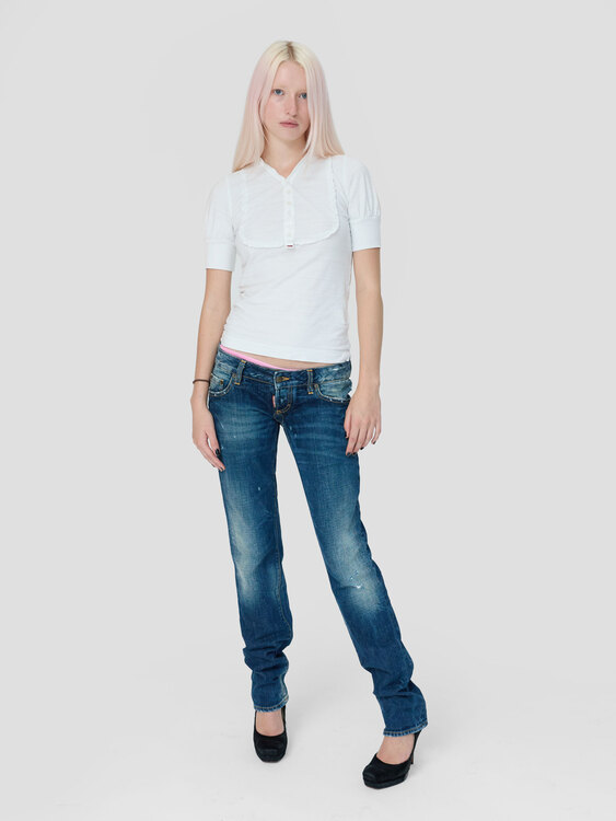 Dsquared² Short-Sleeve Blouse 