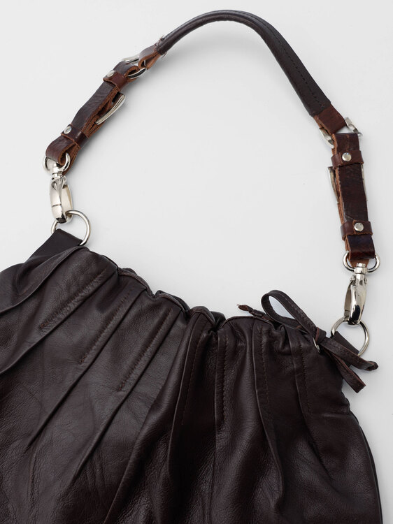 Brown Leather Handbag 