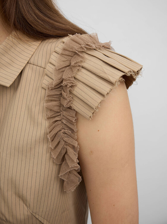 Plein Sud Pinstripe Vest 