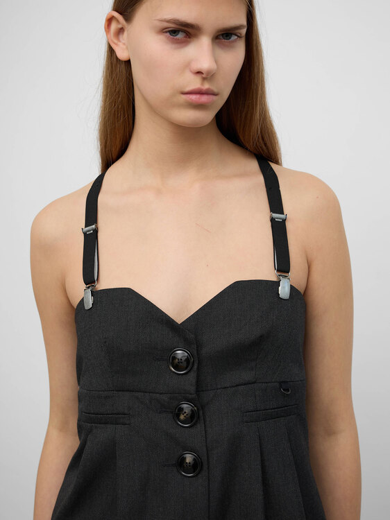 Cop Copine Grey Bustier 