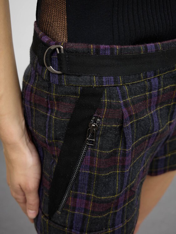 L.A.M.B. Tartan Shorts 