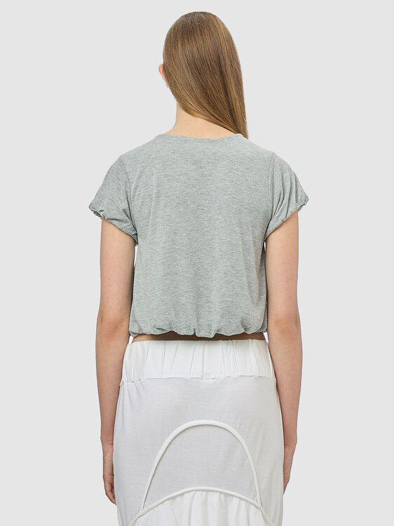 Grey Balloon Cardigan 