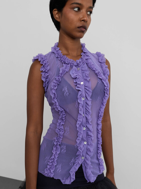 Nolita Mesh Lace Cardigan 