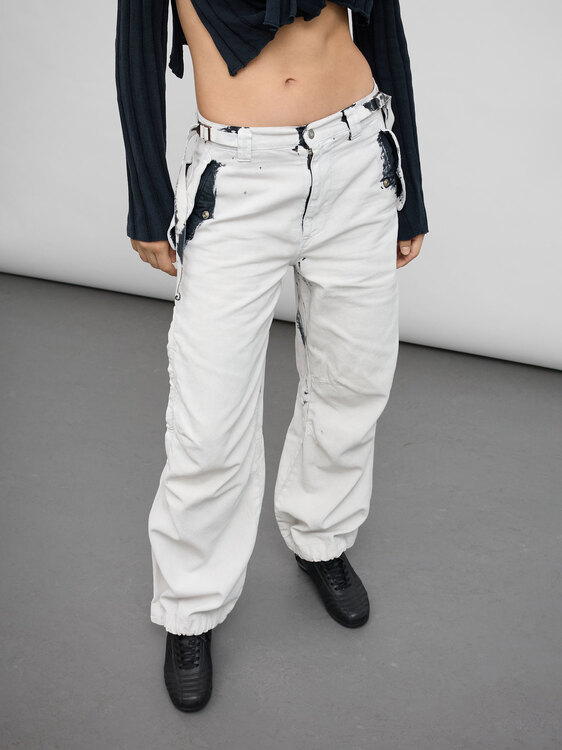 Nolita Coated Cargo Trousers 