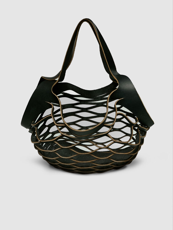Gaultier Leather Tote Bag 