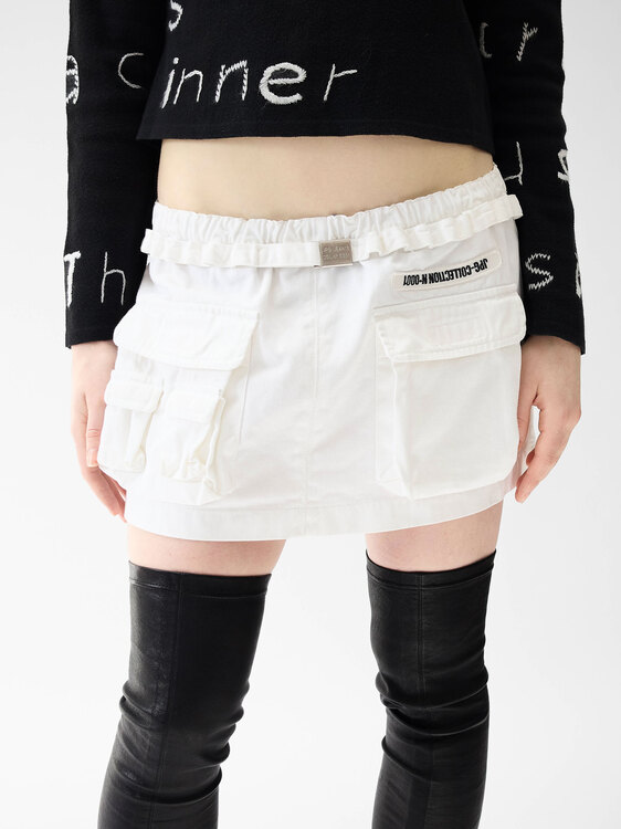 Gaultier Cargo Mini Skirt 
