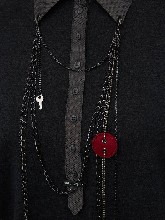 Cop Copine Grey Blouse 