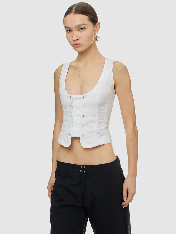 Sisley White Bustier 