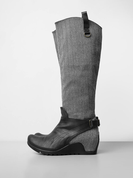 Puma Knee High Wedge Boots 