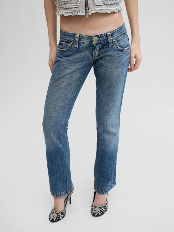 Dsquared² Distressed Low Rise Jeans 