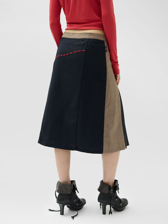 Michiko Koshino Pleated Skirt 