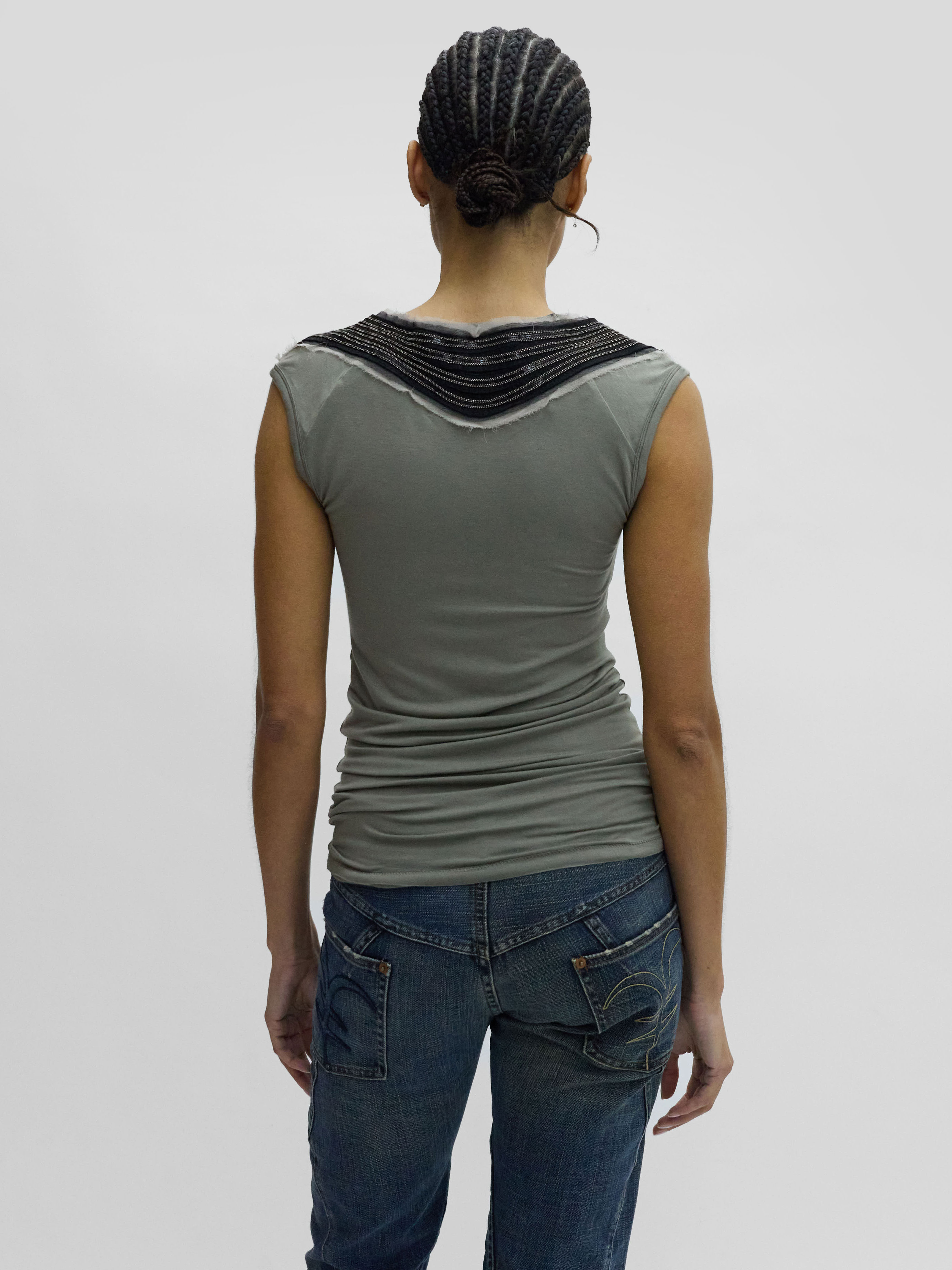 Patrizia Pepe Chain Embellished Top 