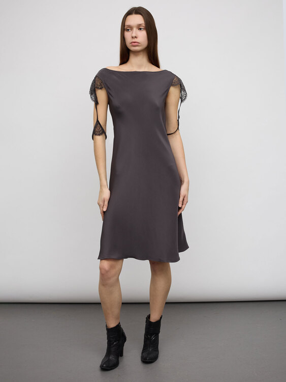 Ann-Sofie Back Silk Mini Dress 