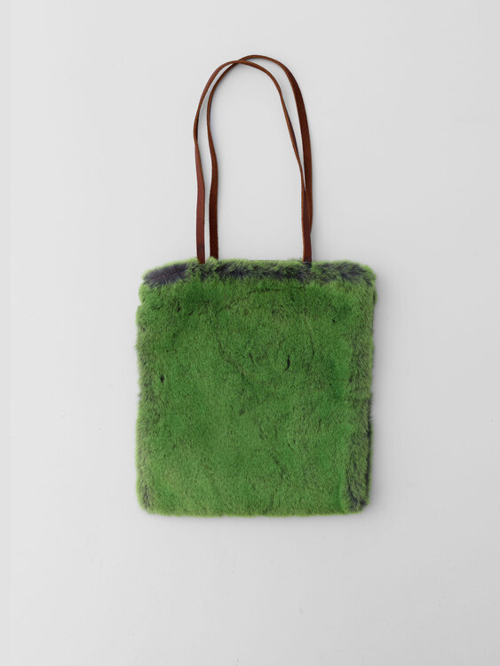 Faux Fur Mini Handbag 