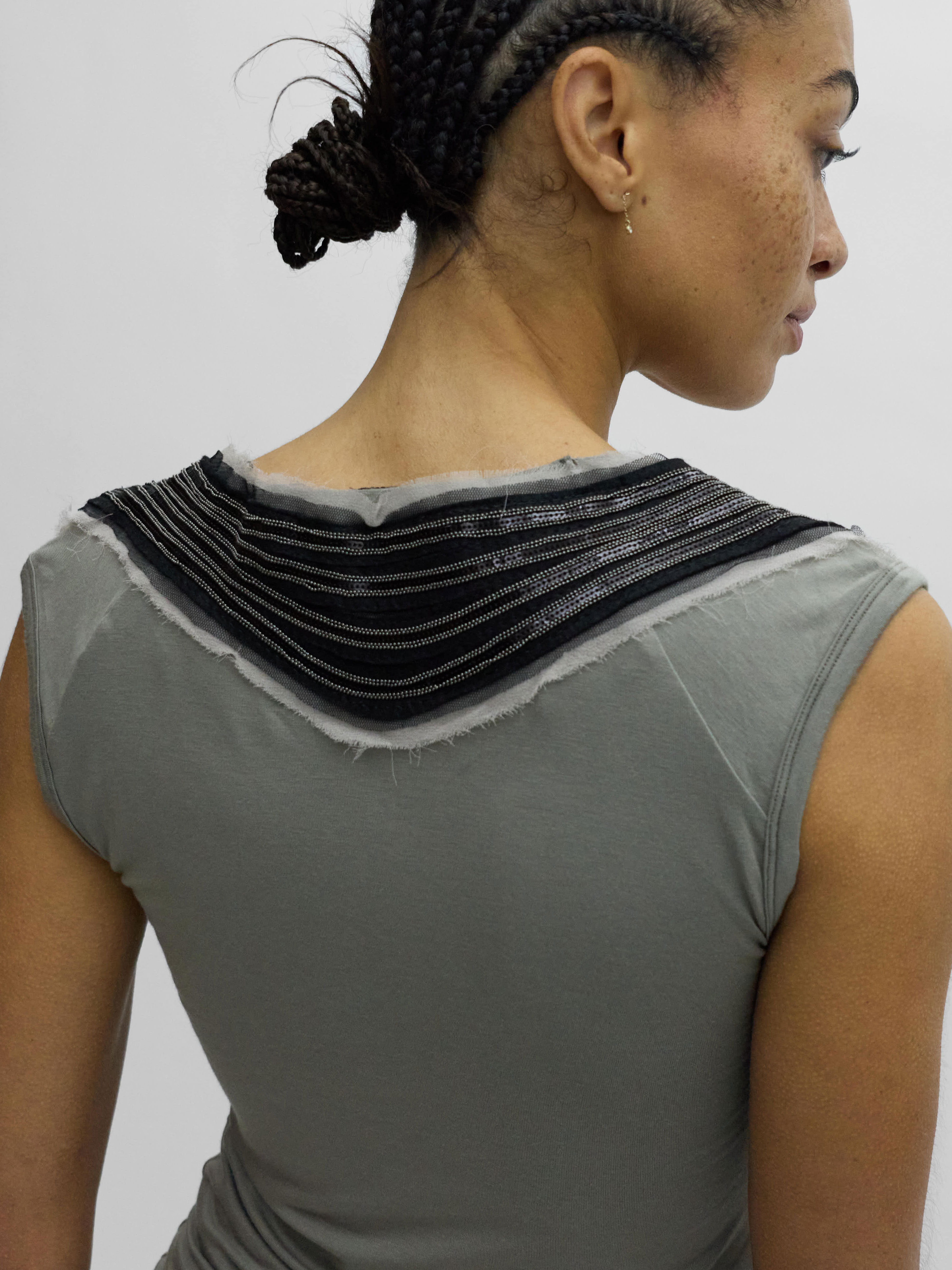 Patrizia Pepe Chain Embellished Top 