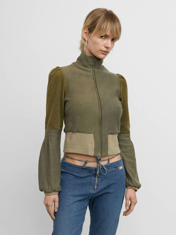 Michiko Koshino Light Zip-Up Jacket 