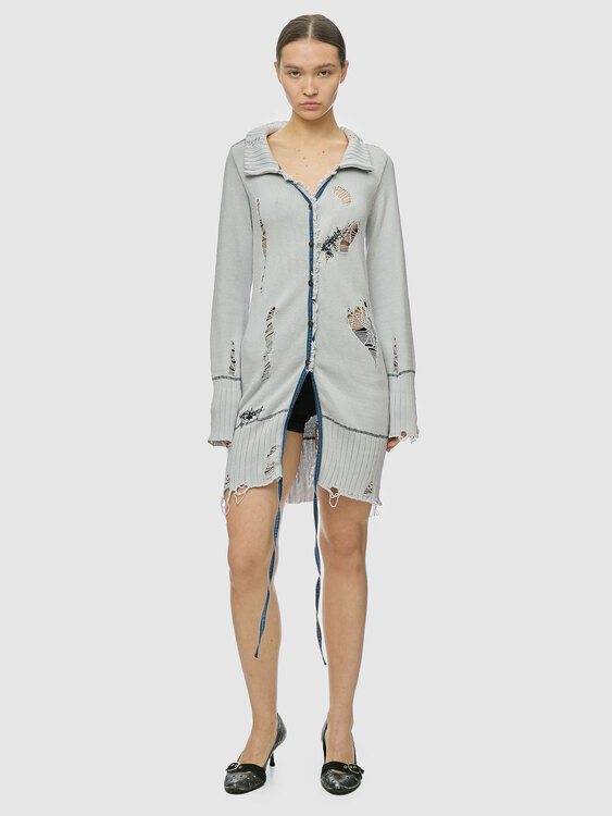 Diesel Distressed Effect Cardigan 