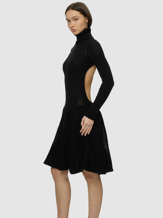 Stefanel Knit Open Back Dress 