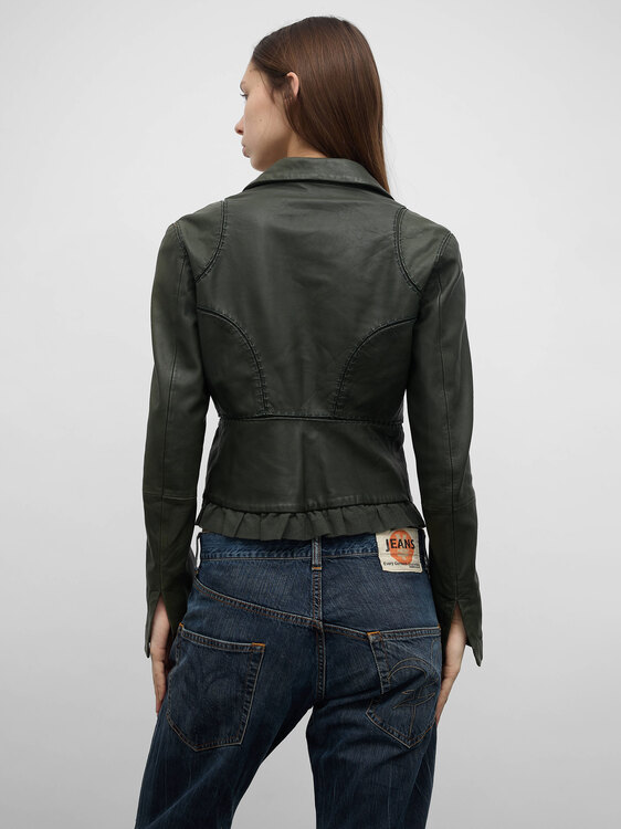 Michiko Koshino Leather Jacket 