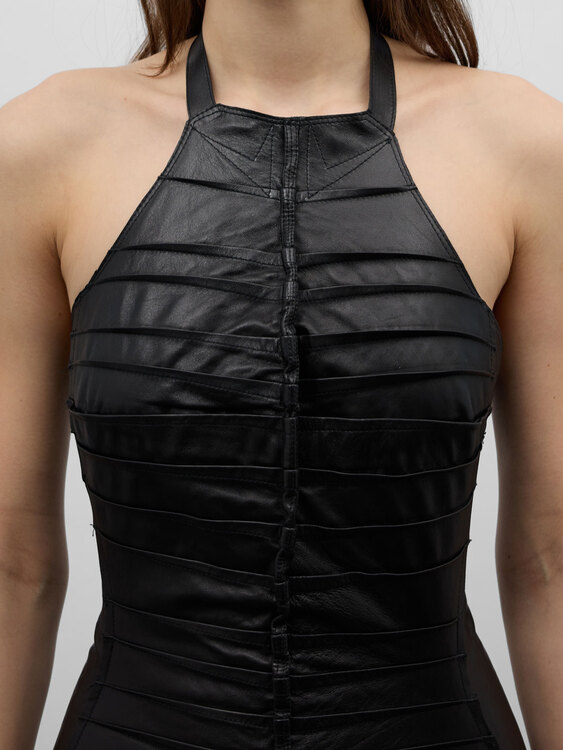 Faycal Amor Leather Dress 