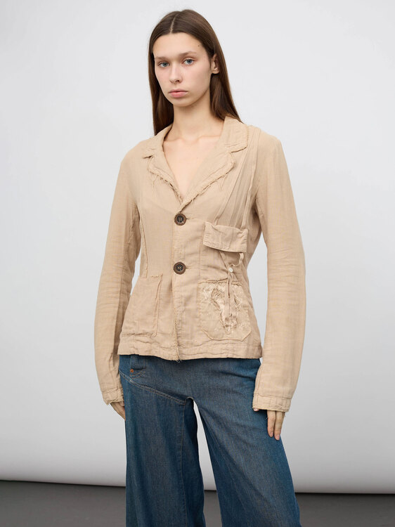 Michiko Koshino Linen Blazer 