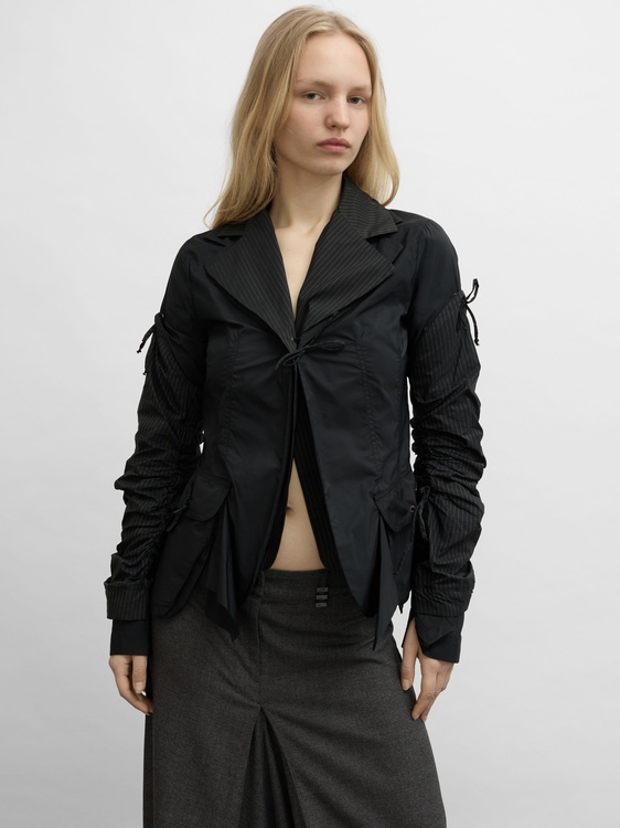 Blazer Style Shell Jacket 