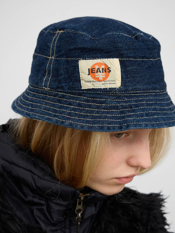Michiko Koshino Denim Bucket Hat 