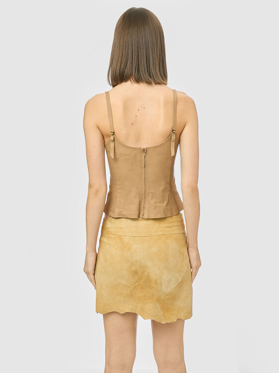 Plein Sud Suede Mini Skirt 