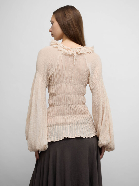 Michiko Koshino Gathered Blouse 