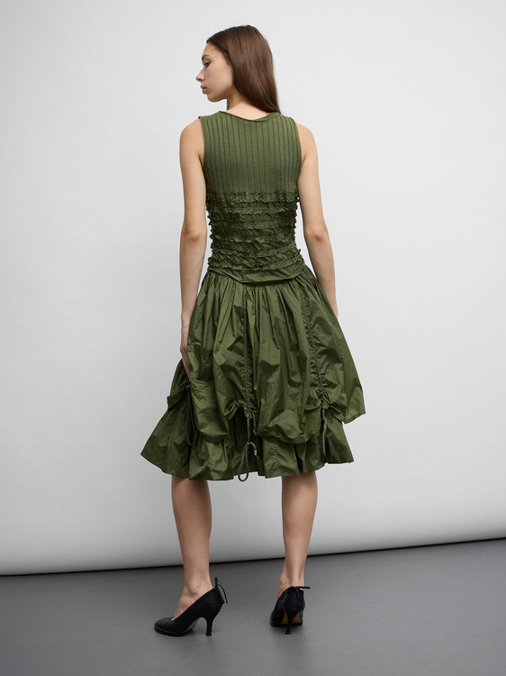 Stefanel Nylon Midi Dress 