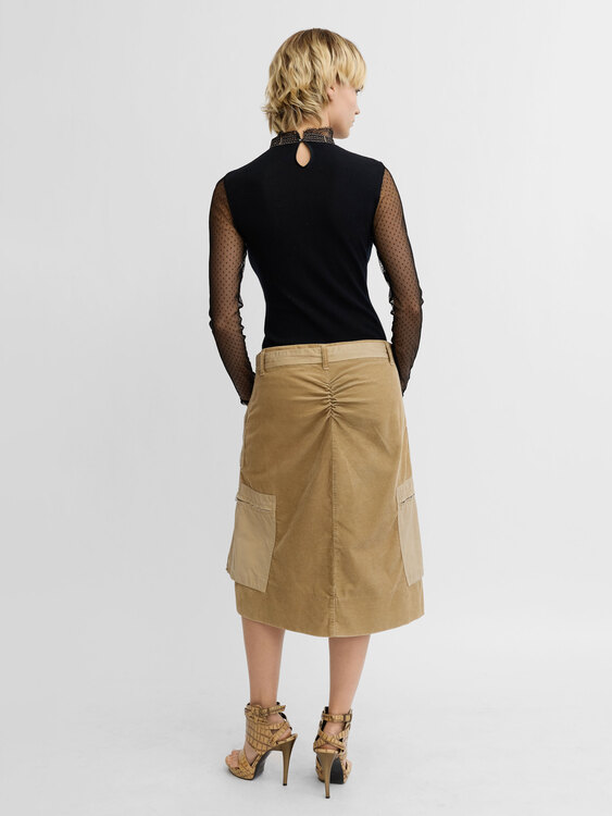 Nolita Corduroy Midi Skirt 