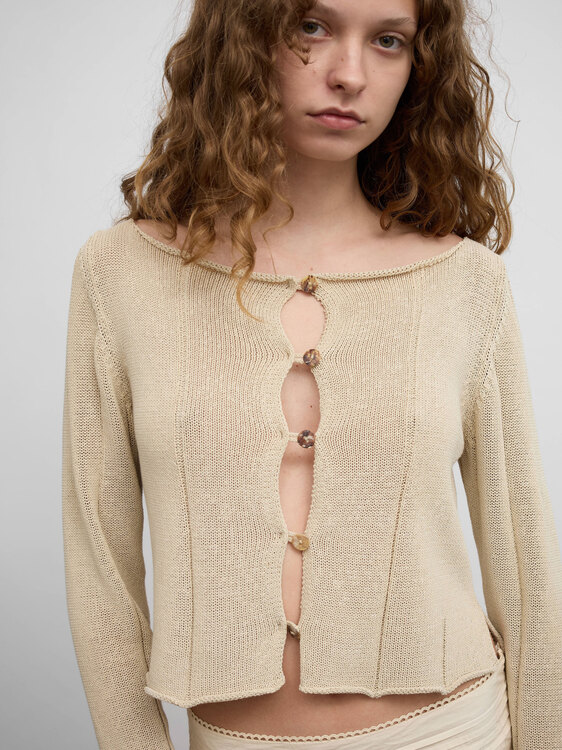 Sarah Pacini Knit Cardigan 