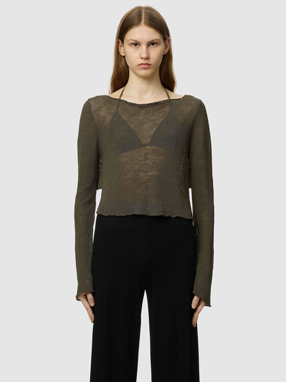 Sarah Pacini Cropped Jumper 