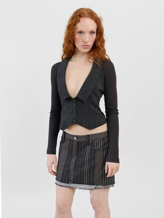 Cop Copine Lace-Up Blazer 