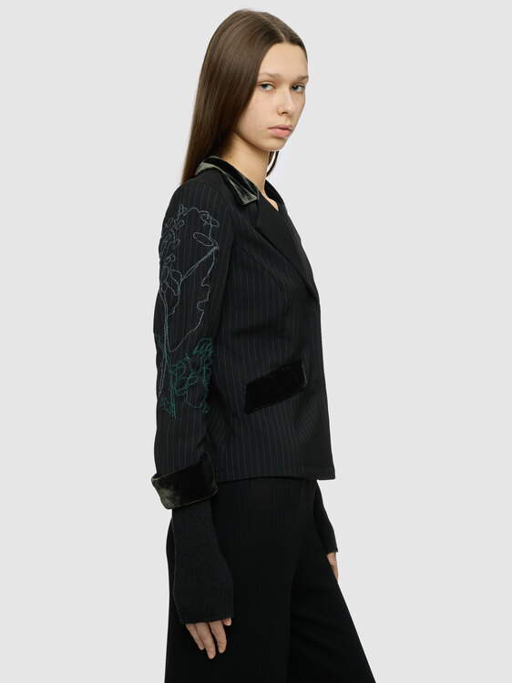 Michiko Koshino Pinstripe Blazer 