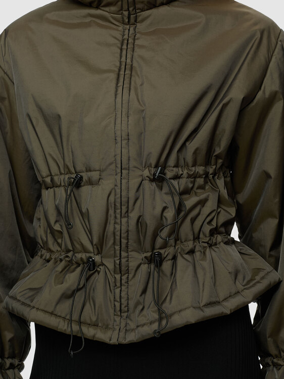 Gathered Nylon Jacket 